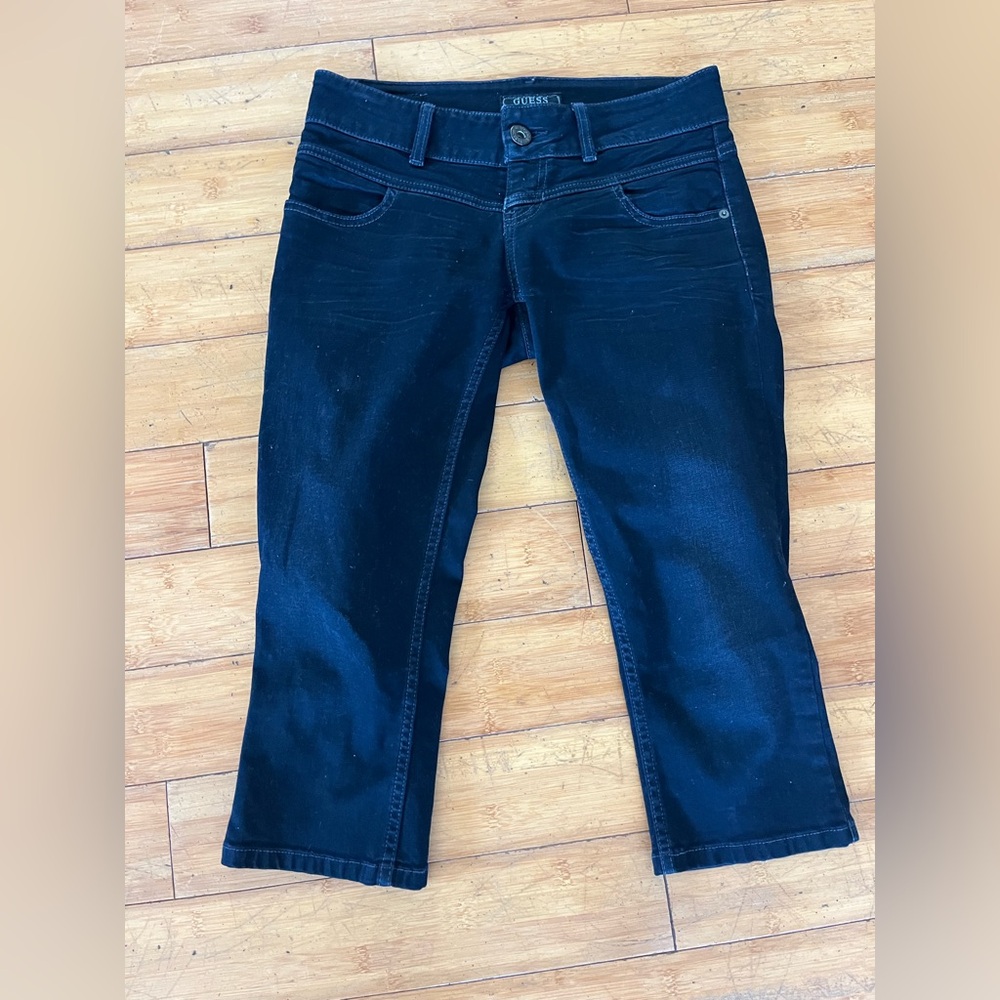 Guess Women'sBlack Cropped Jeans